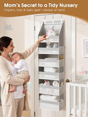 Criusia mesh front panels provide quick visibility and airflow for fresh items.