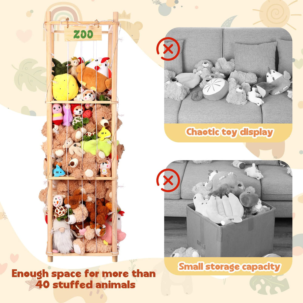 CroBlissful easy-access storage makes toy retrieval quick.