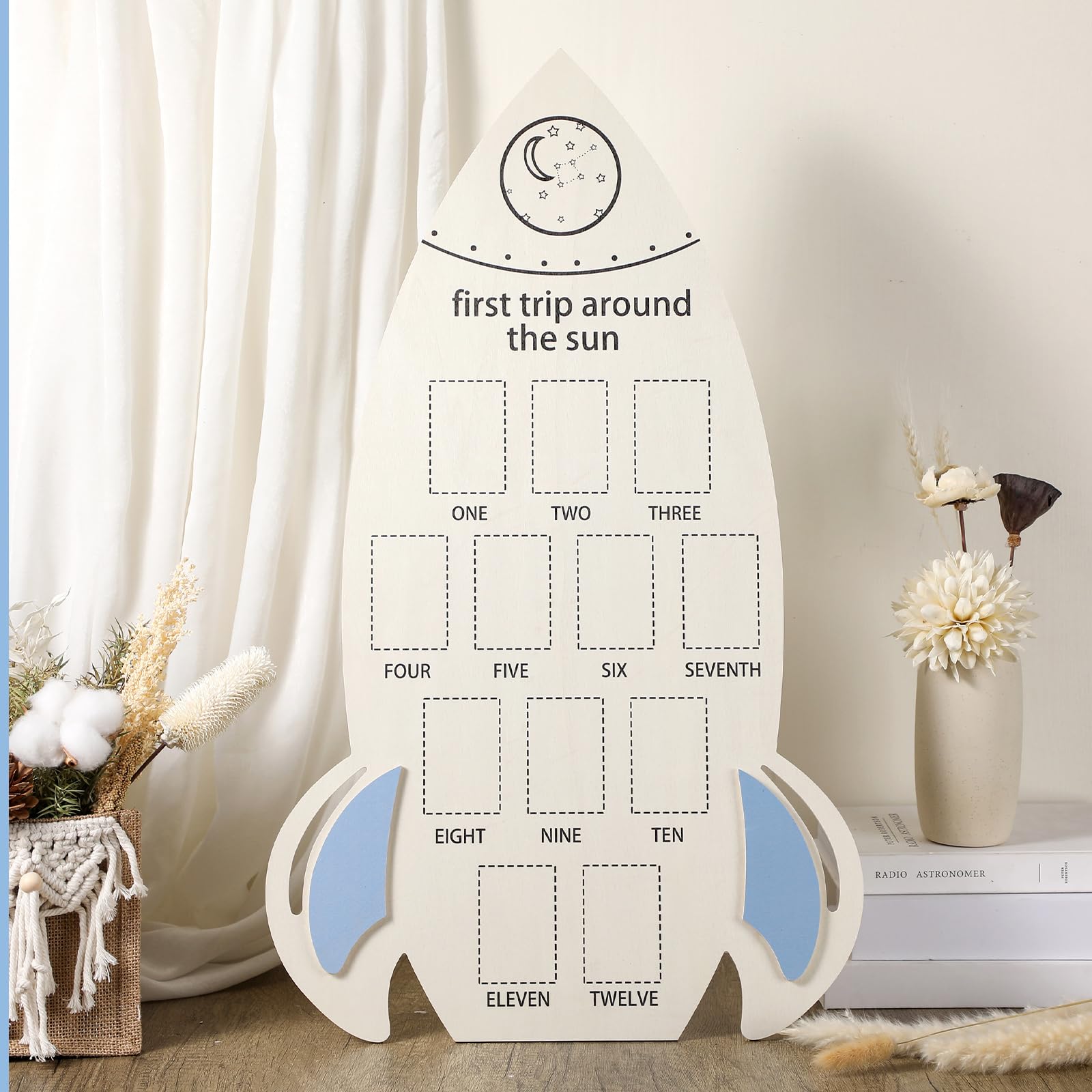 CroBlissful wooden board designed to hold 2x3 inch prints with sturdy support