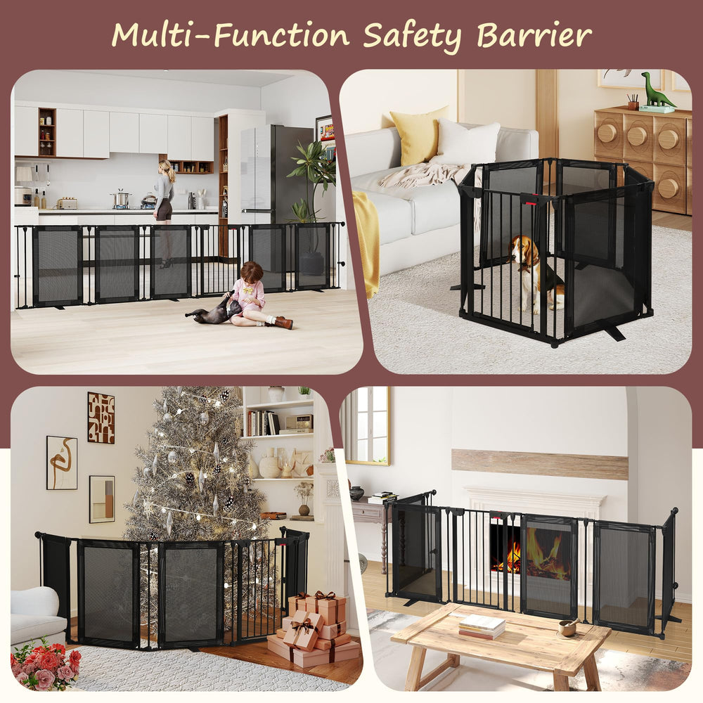 CRUDATE extra-wide coverage fits large doorways while keeping visibility
