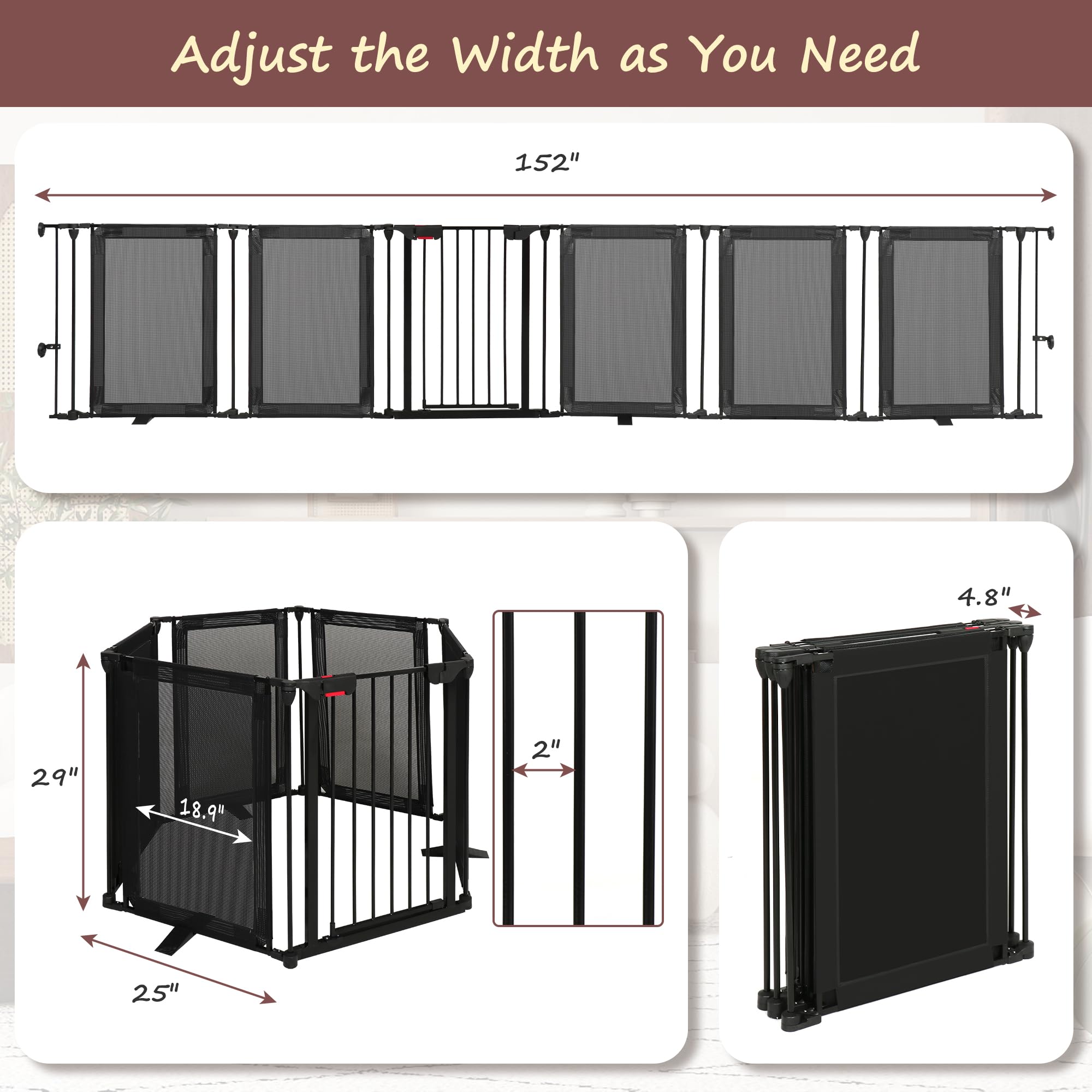 CRUDATE foldable design stores compactly behind doors or in corners