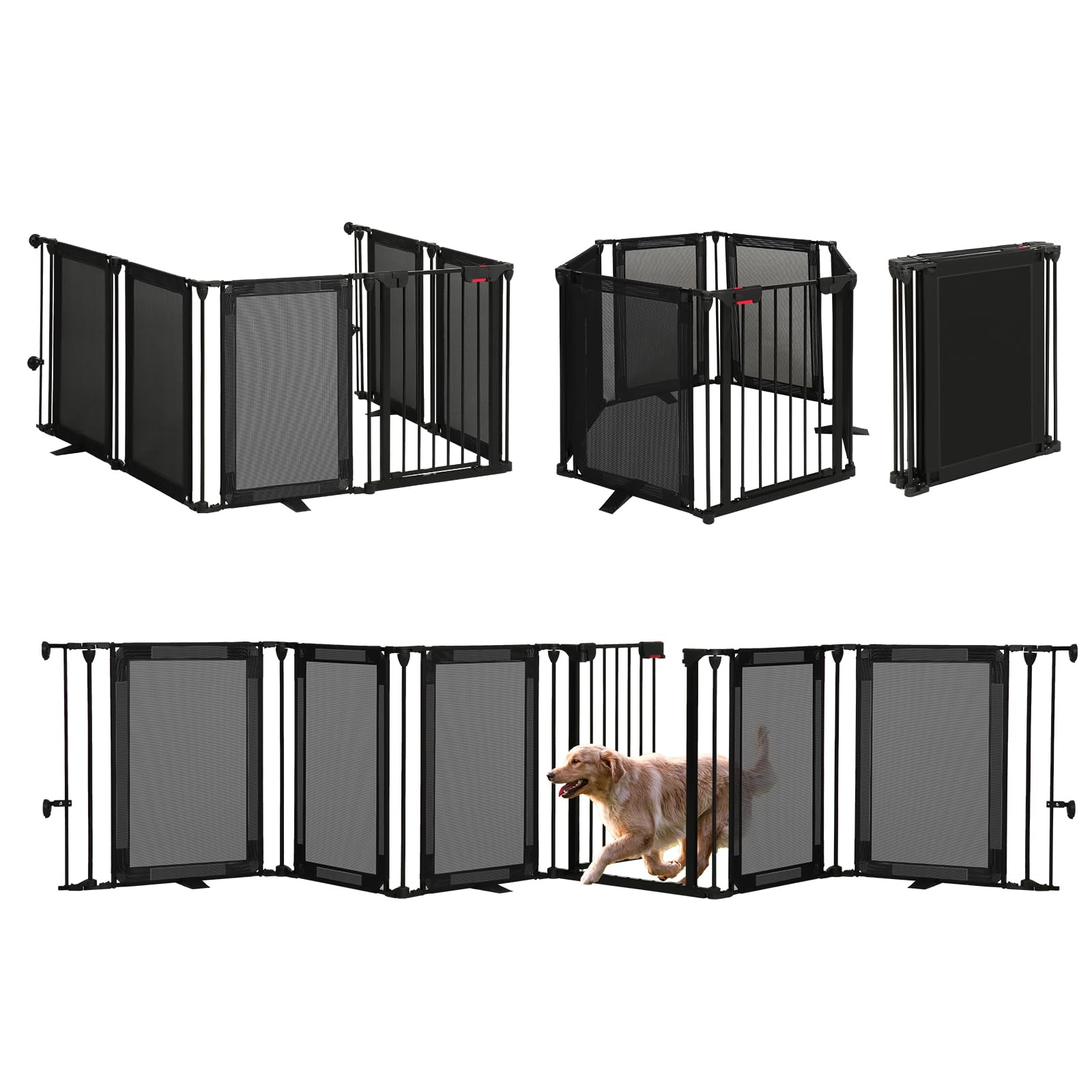 CRUDATE freestanding gate enables quick setup for flexible room safety