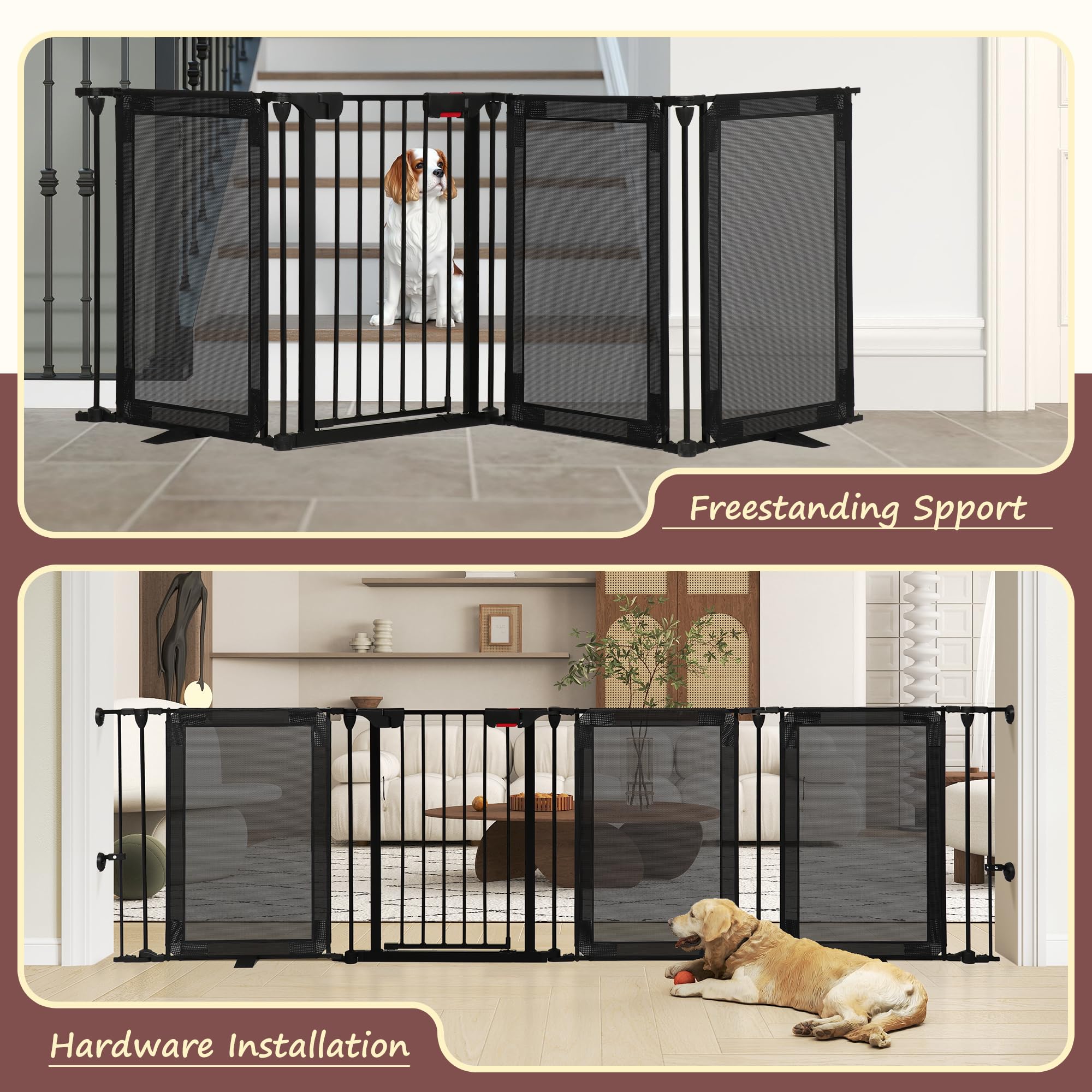 CRUDATE wall-mount accessories secure a permanent barrier in living spaces.
