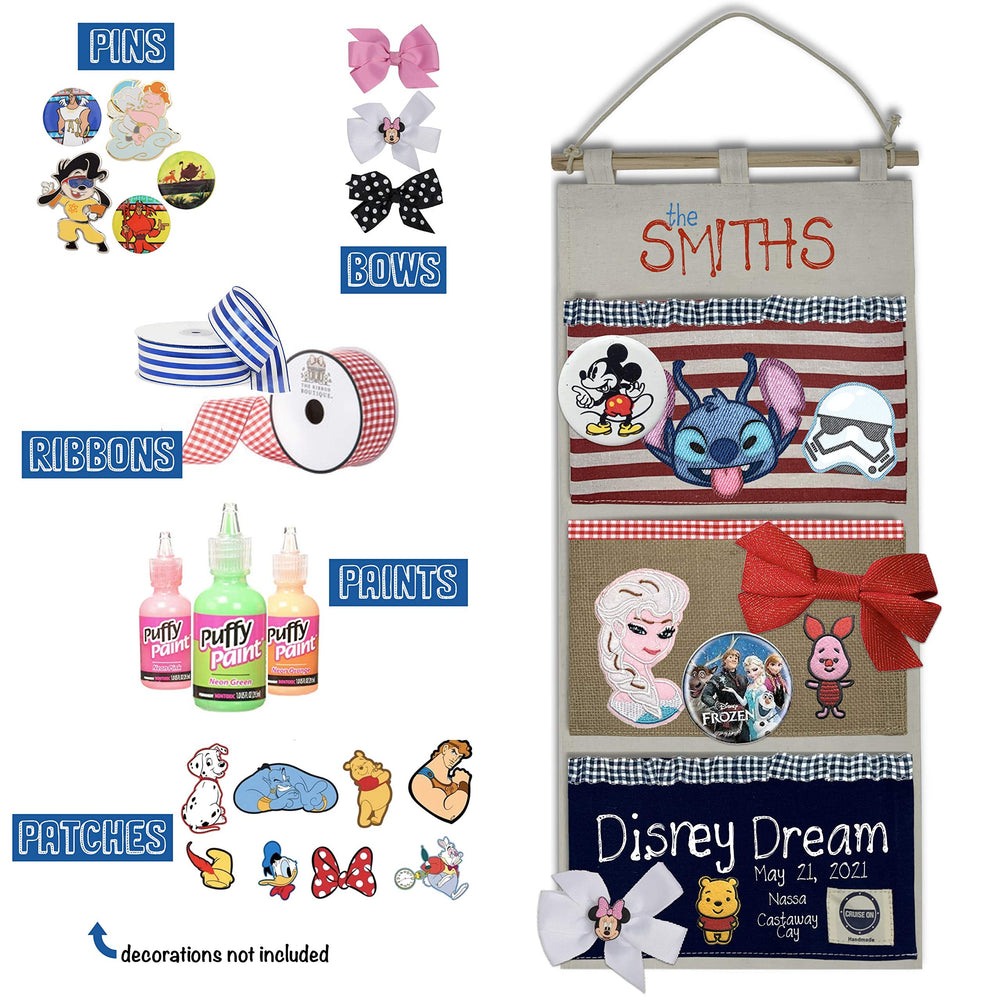 Cruise On DCL 2026-2027 compatible door-hanger for simple, door-side gift exchanges.