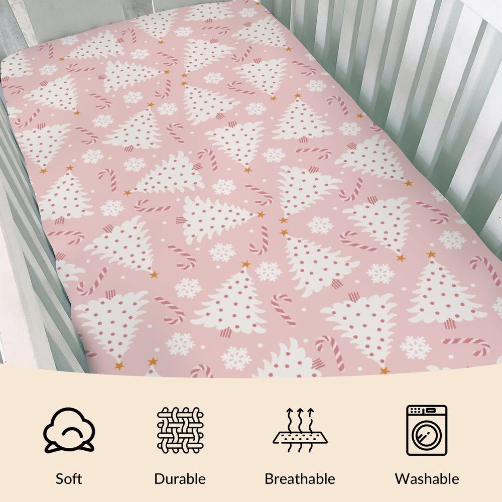 Cstdyfrv cute pine trees bedding for soft, gentle baby sleep.