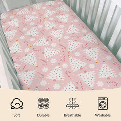 Cstdyfrv cute pine trees bedding for soft, gentle baby sleep.