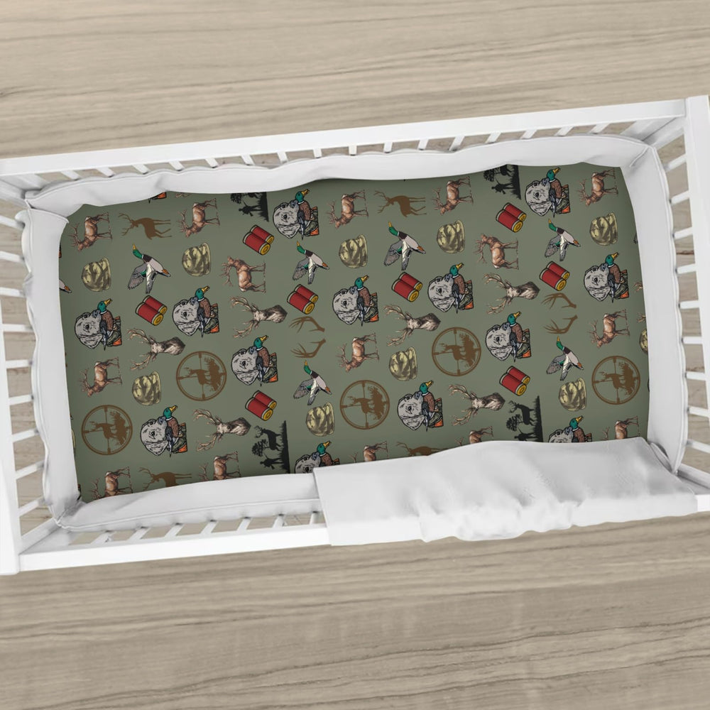 Cstdyfrv elastic-edge crib sheet designed to stay in place during naps.