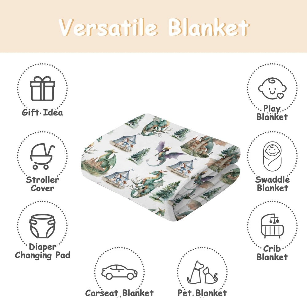 Cstdyfrv Nursery-friendly blanket complements decor while staying cozy.