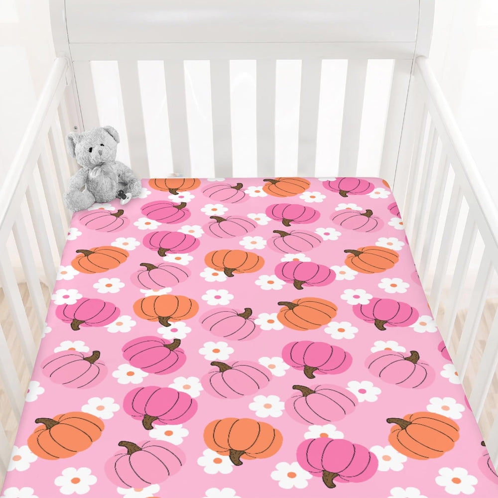 Cstdyfrv pumpkin flowers pattern close-up showcases cozy design and breathable material