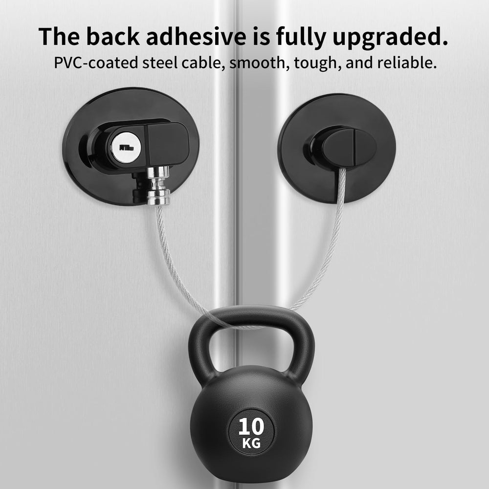 CTEOUNPT fridge lock fits fridges, cabinets and drawers for organized spaces.