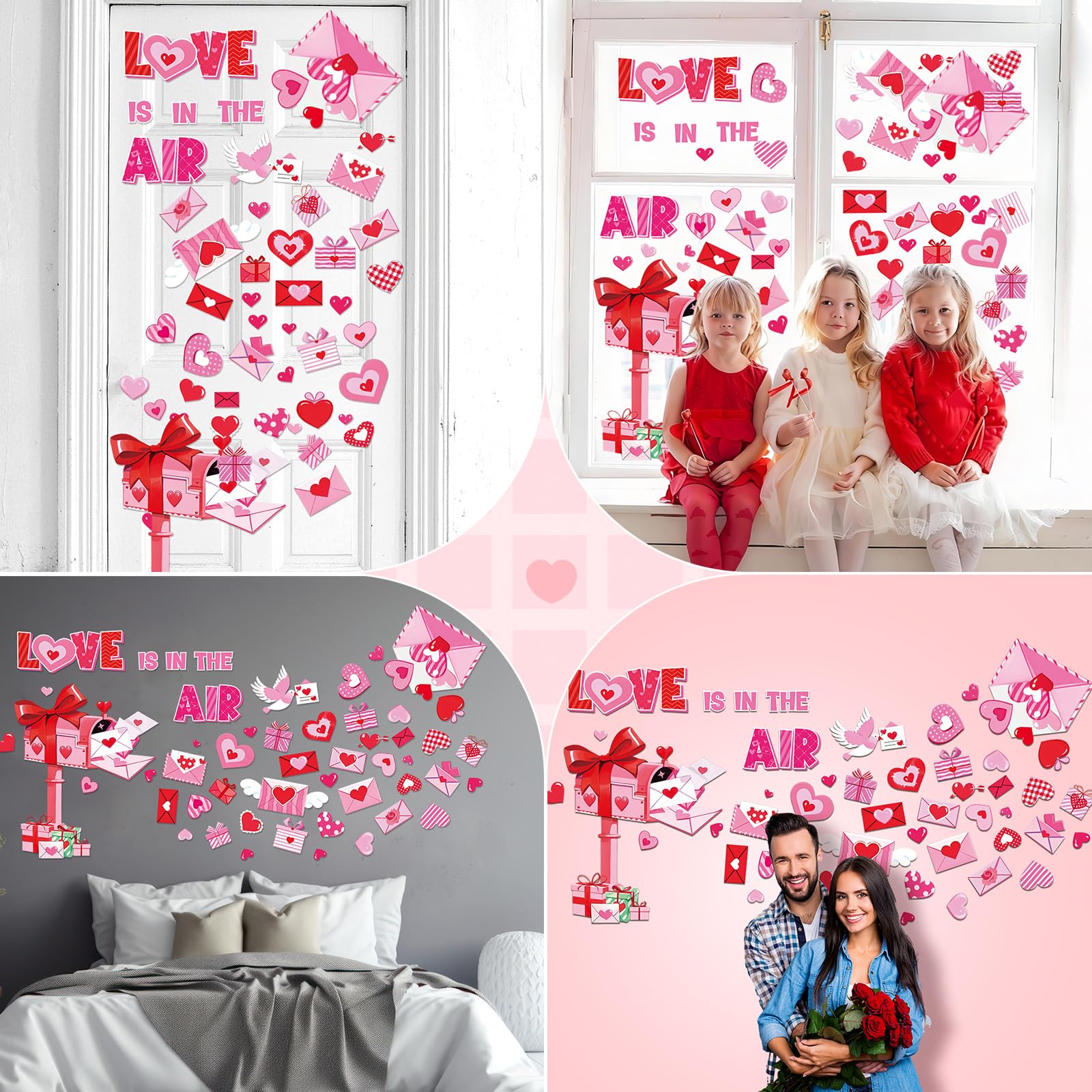 CTOSREE reusable decor set for quick romantic room refresh
