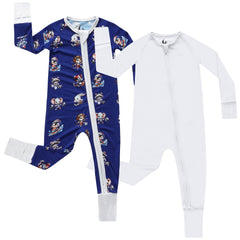 CubbieMoon bamboo viscose pajamas 2-pack for all-season comfort