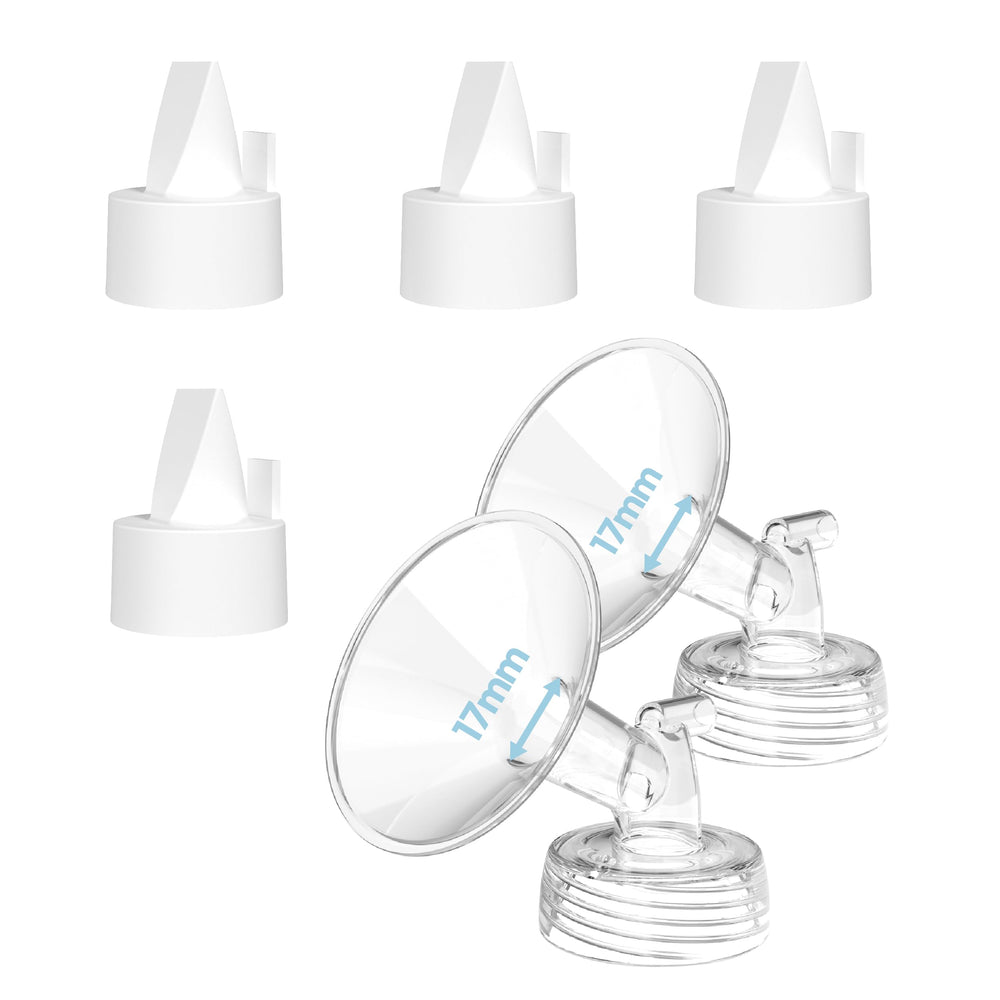 CubCare flange inserts 17mm fitting Spectra for secure pumping