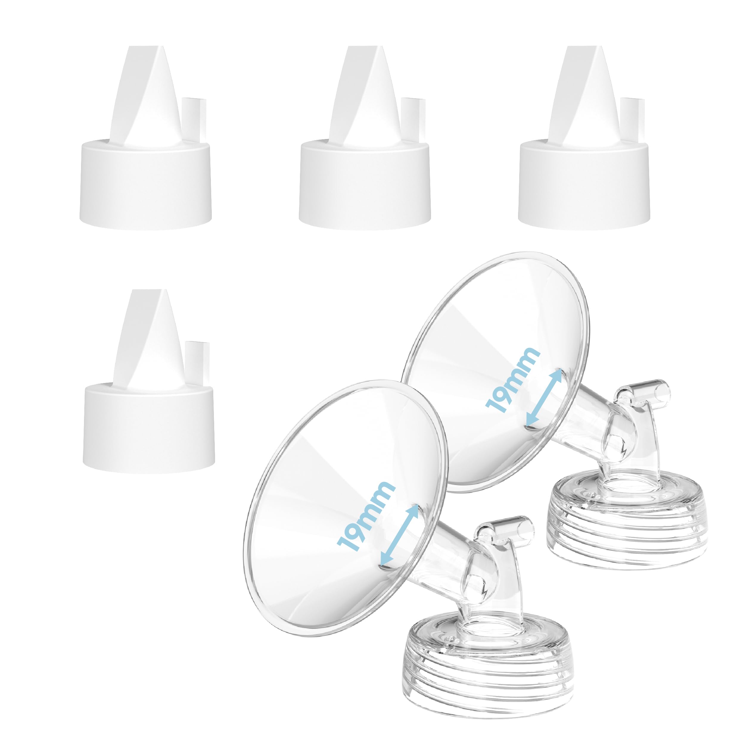 CubCare Spectra flange inserts 19mm provide a comfortable, compatible fit for Spectra pumps.