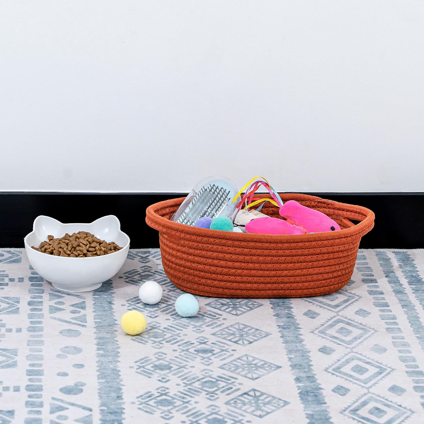 Cubeland bathroom storage solution for toilet top or cabinet organization.