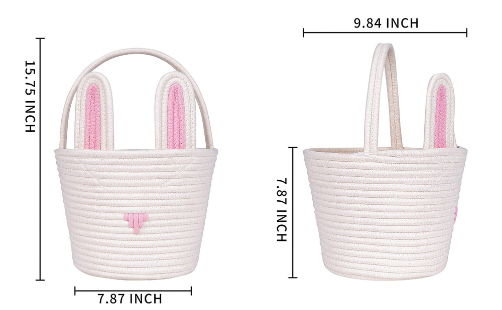 Cubeland Bunny Basket perfect for egg hunts and gifts.