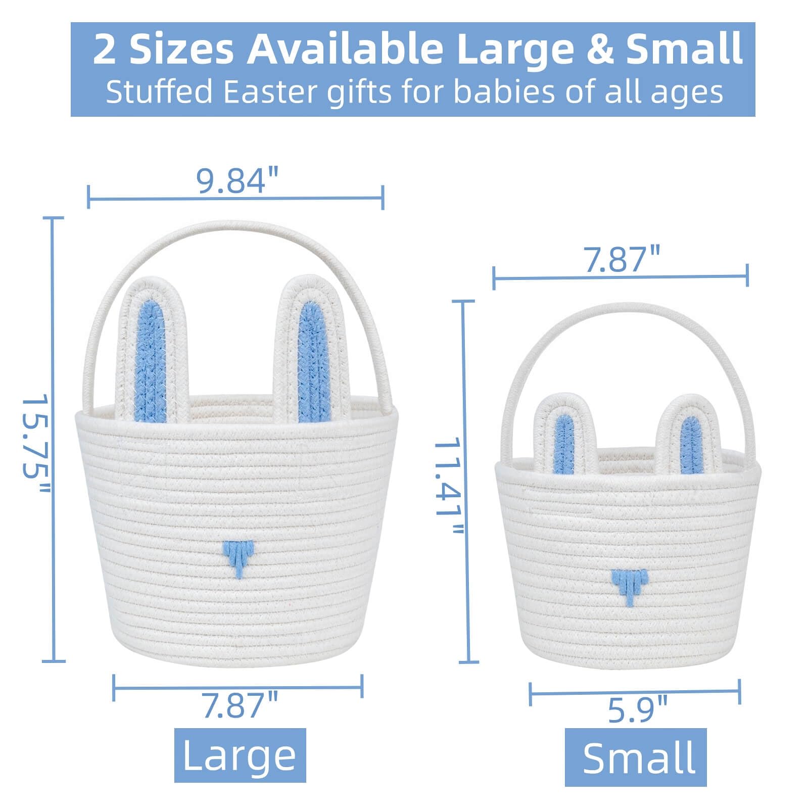 CubesLand hand-woven basket, sturdy and skin-friendly for kids