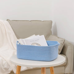 CubesLand empty display basket showing rope texture and shape retention.