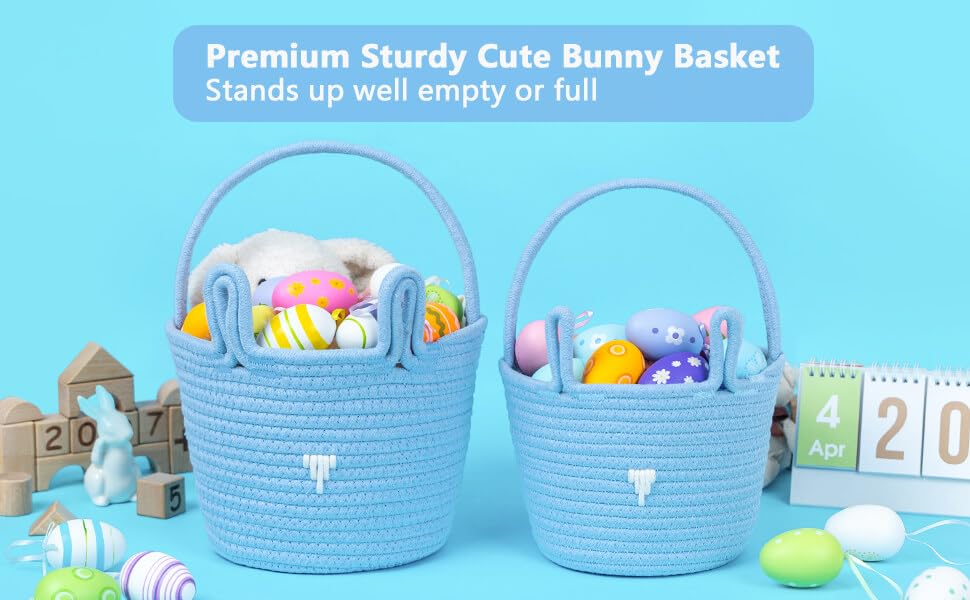 CubesLand bunny ears design highlights cute, reusable Easter decoration.