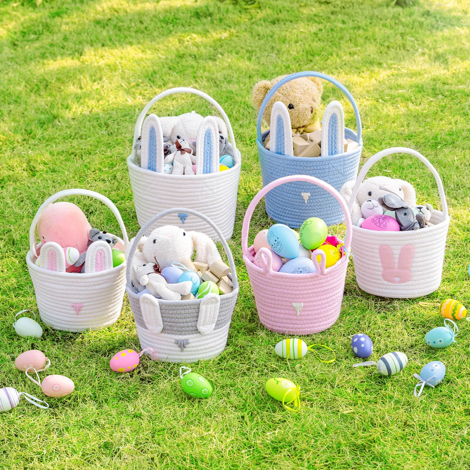 CubesLand size 9.05 x 7.08 x 7.08 inches for compact egg hunts.