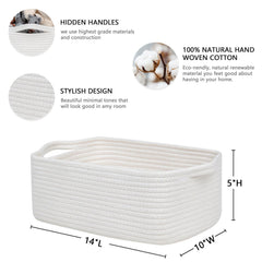 CubesLand nursery toy basket soft cotton keeps toys tidy and within reach
