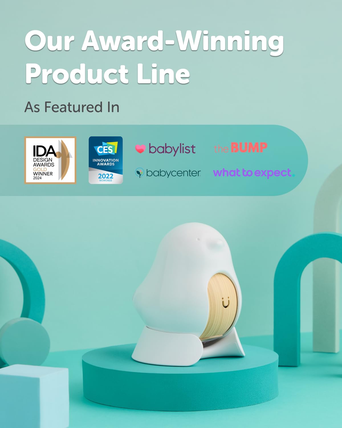CüboAi Monitor 3 real-time 2-way audio for soothing and checking in