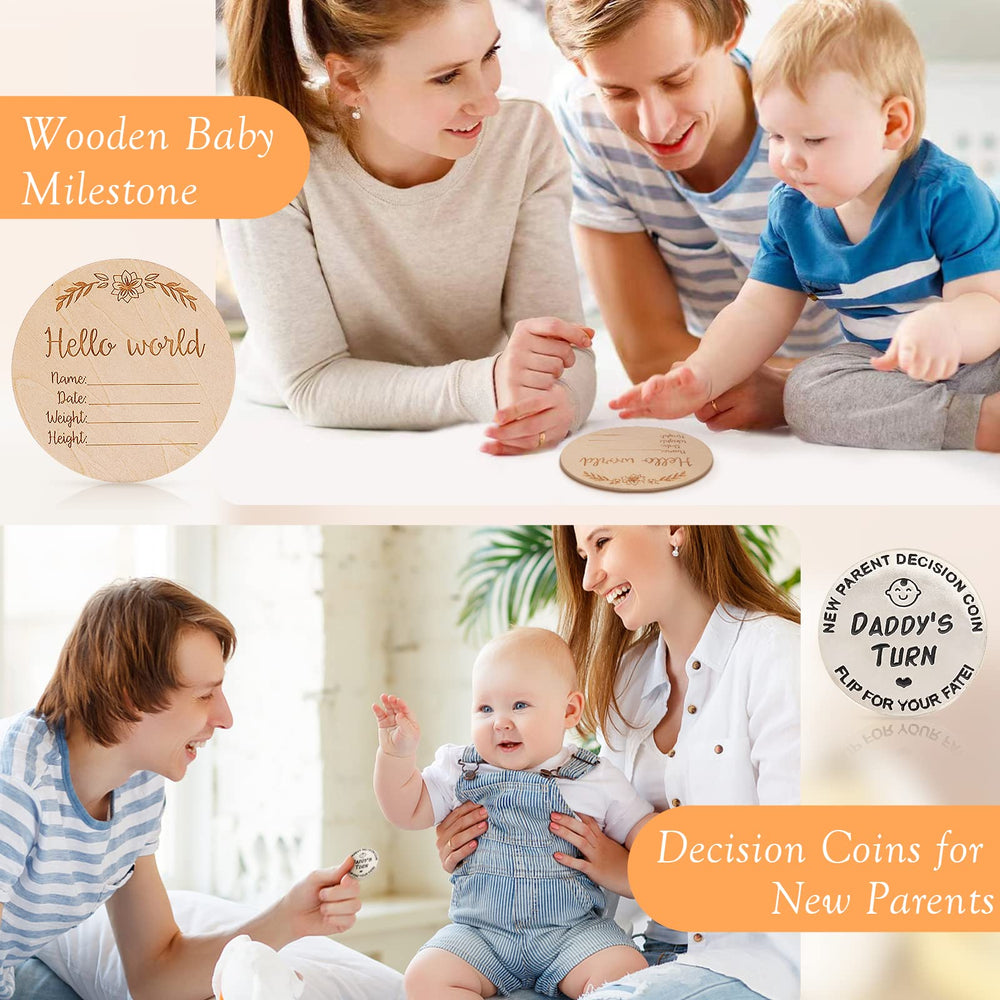 Cubotn footprint ink pad for keepsake memories.