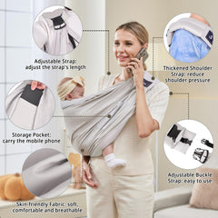 Cuby carrier with 5mm cotton pad bottom for added baby security and comfort.