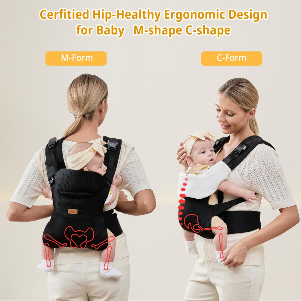 CUBY adjustable shoulder straps for a comfy, customizable fit