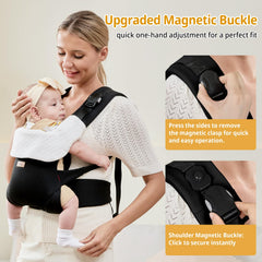 CUBY breathable 3D mesh lining keeps you and baby cool