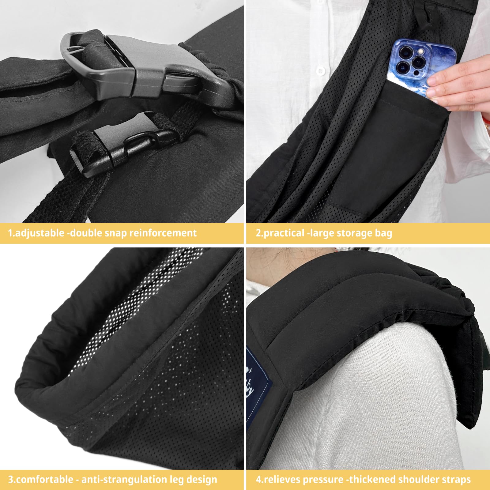 Cuby Ergonomic Design helps baby feel secure and comfortable.