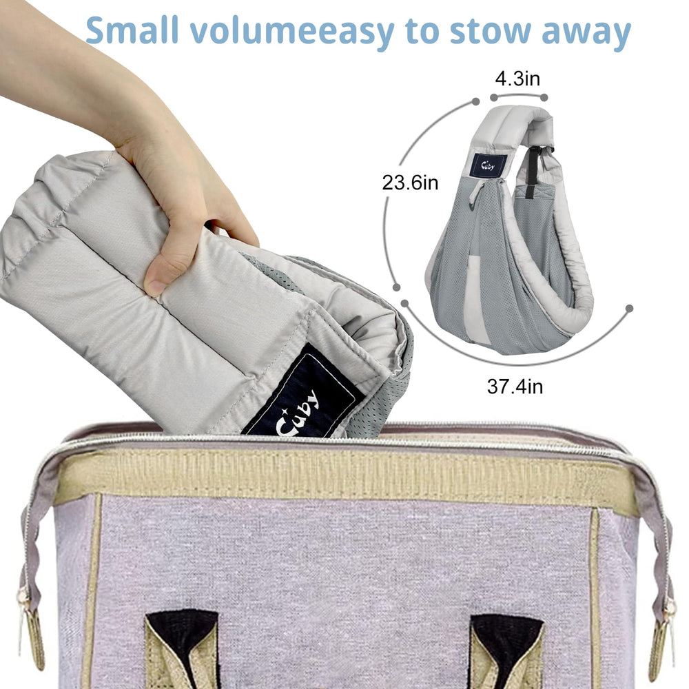 CUBY lightweight design is easy to fold and stash for travel