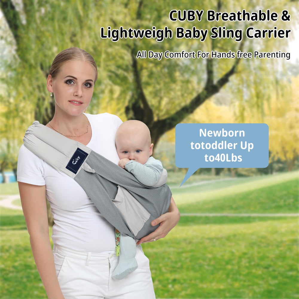 CUBY sling offers multiple carry positions for versatile daily routines