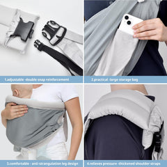 CUBY sling shoulder pads distribute weight for comfortable all-day wear