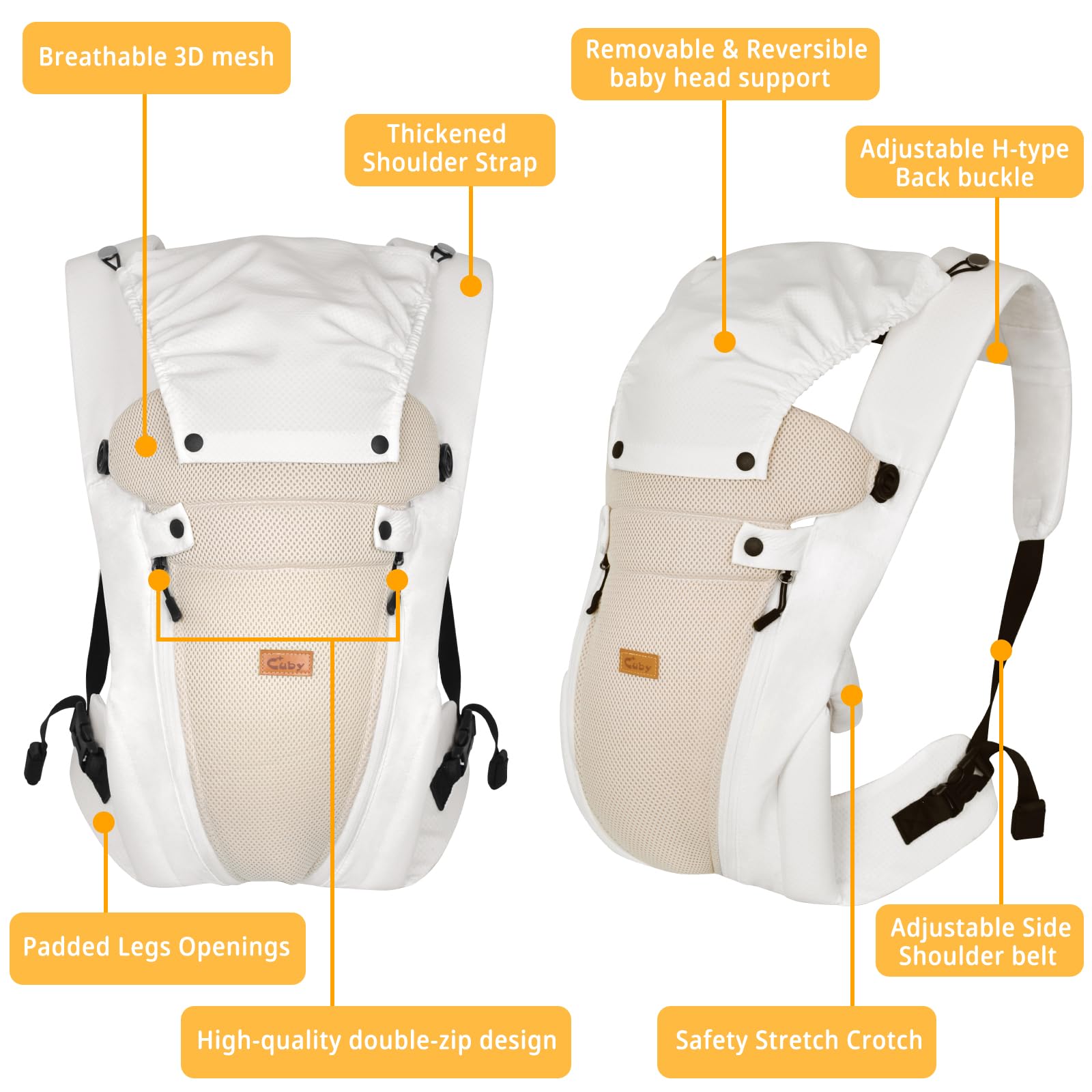 CUBY built-in storage bag for portable travel