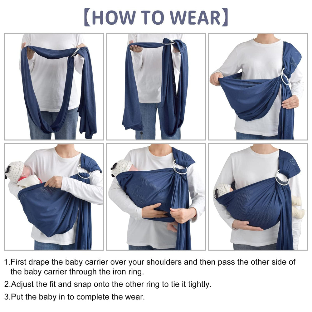 CUBY sling at the beach or pool for easy wear