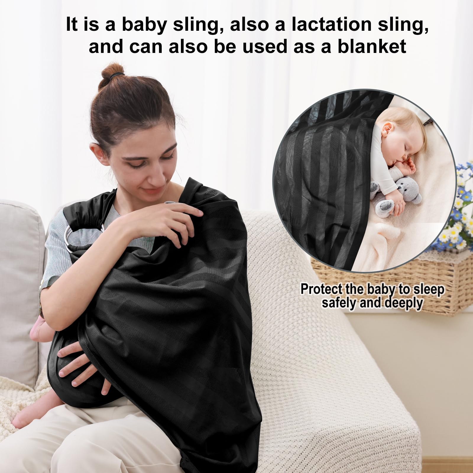 Cuby Water Baby Sling packable pouch for easy carry