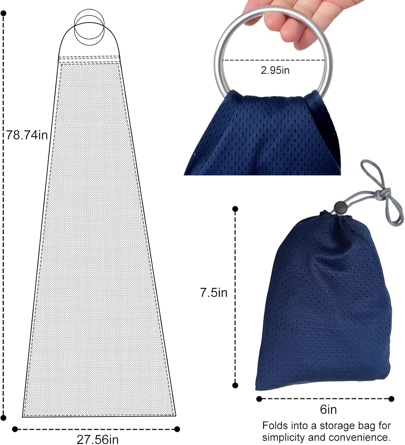 CUBY Water Baby Sling provides privacy while breastfeeding