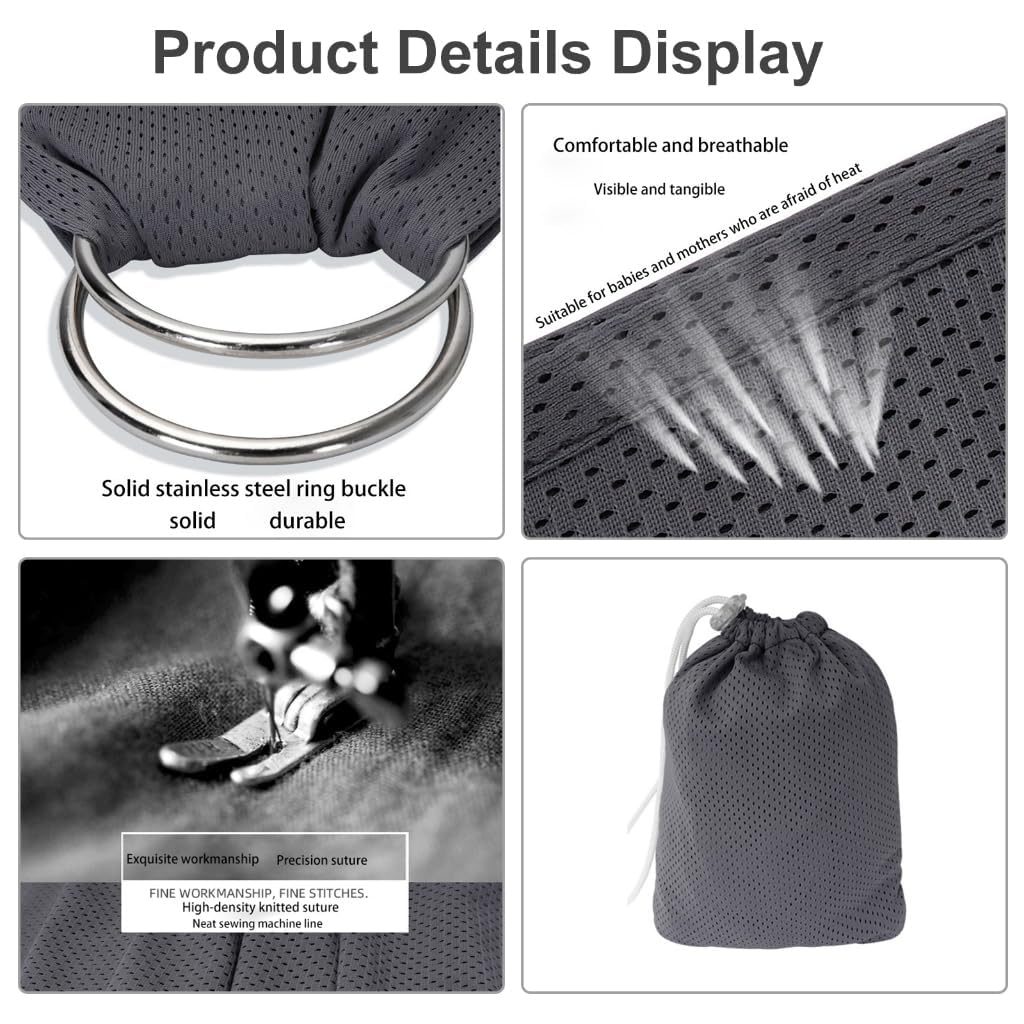 CUBY Water Baby Sling with breathable mesh keeps you cool.
