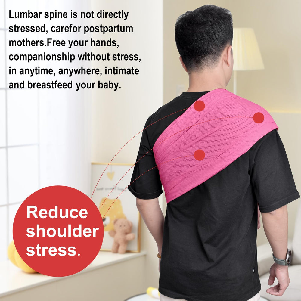 CUBY Water Baby Sling folds into a compact bag for travel