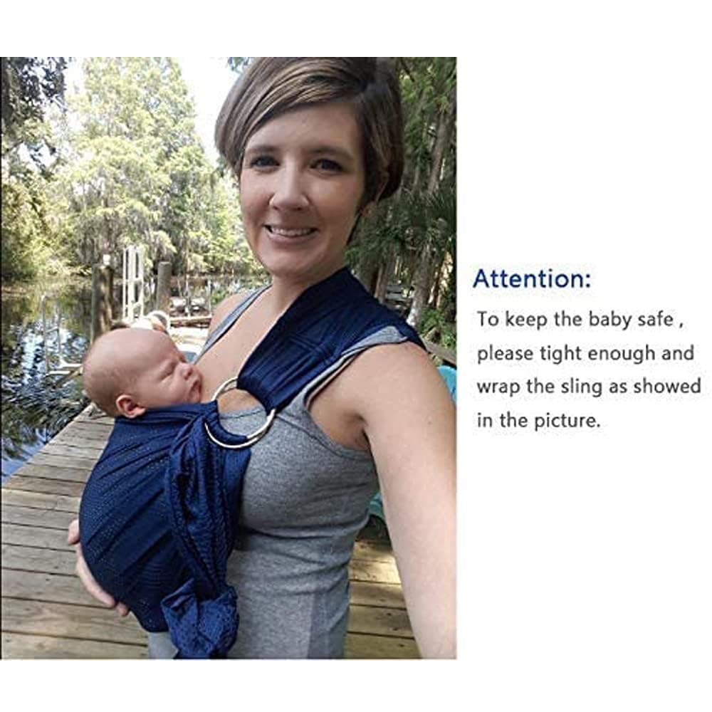 CUBY Water Baby Sling demonstrates hands-free support
