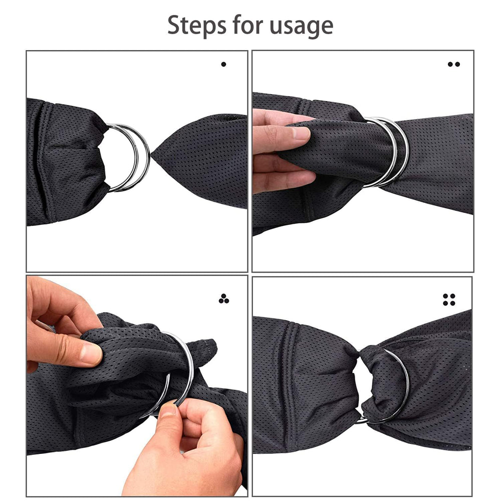 CUBY Water Baby Sling easy-care fabric stays soft after washing.