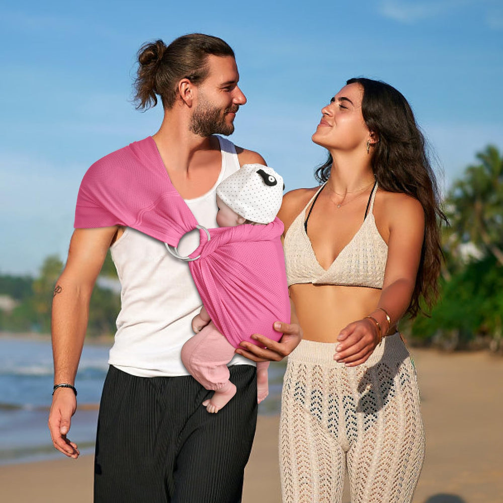 CUBY Water Baby Sling soft neck-friendly fabric minimizes rubbing