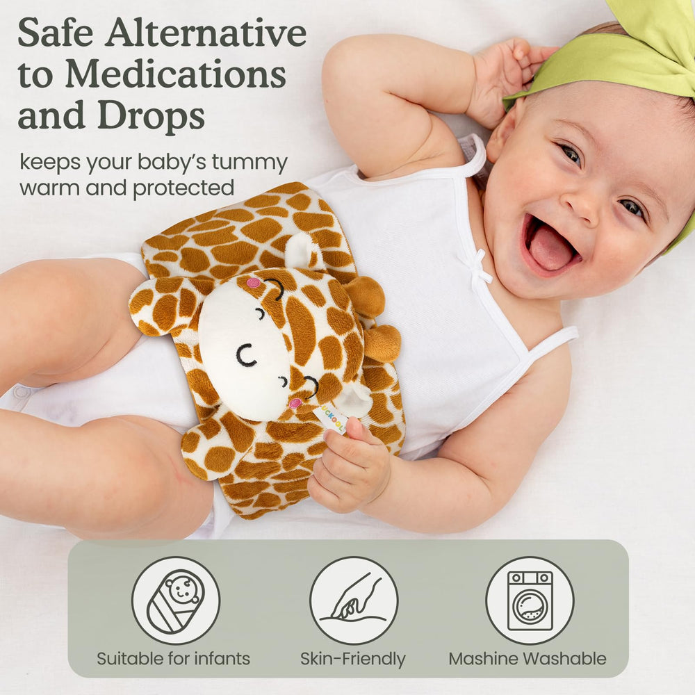 Cuckool soft plush belly band supports gentle compression in a snug fit.