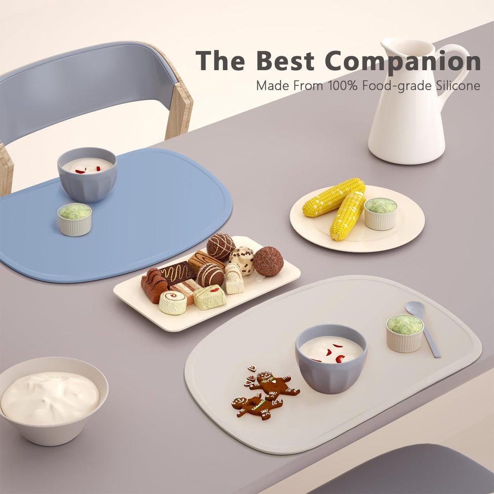 Cuddle Campus food-grade placemats non-toxic for safe feeding.