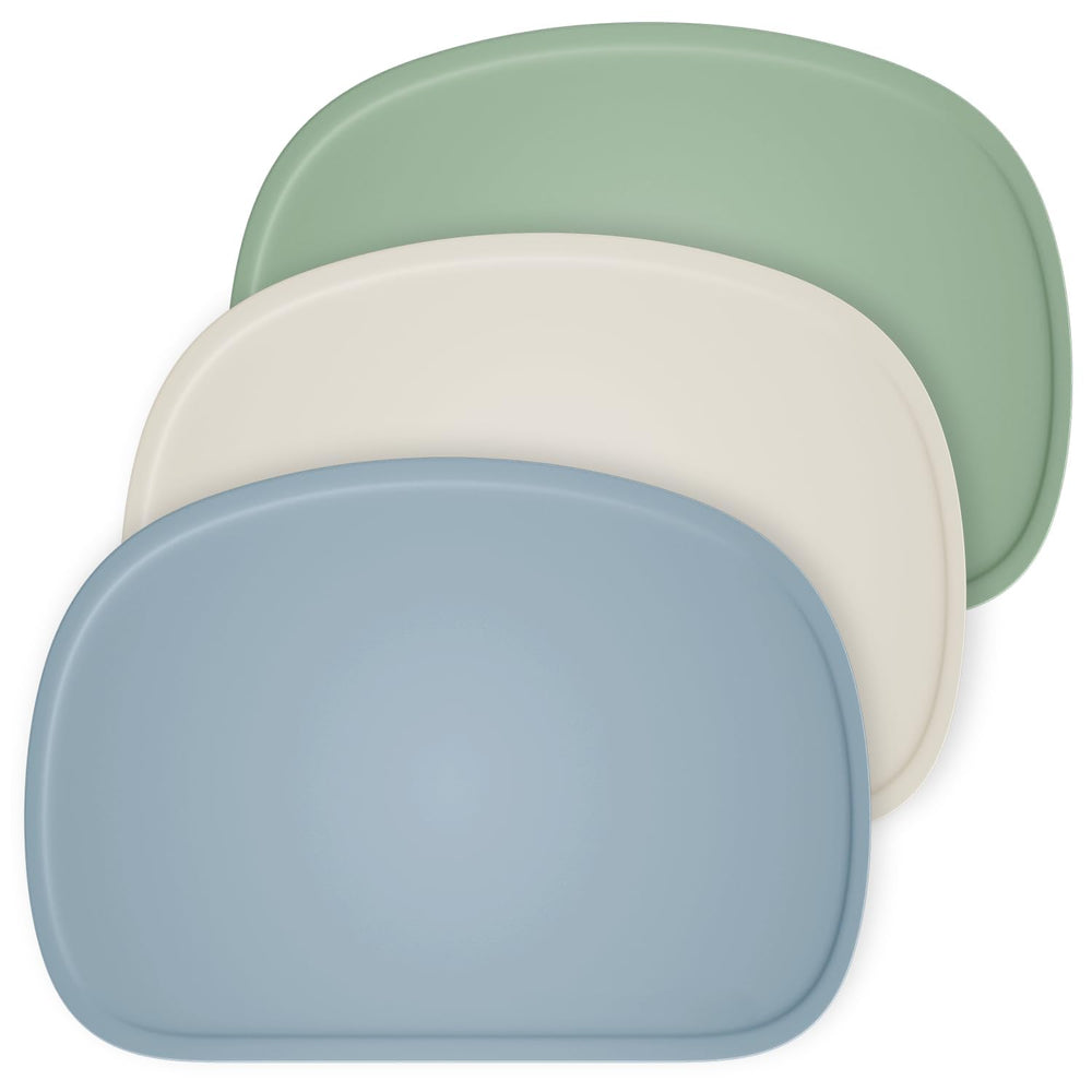 Cuddle Campus silicone placemats color set adds cheer to family meals.