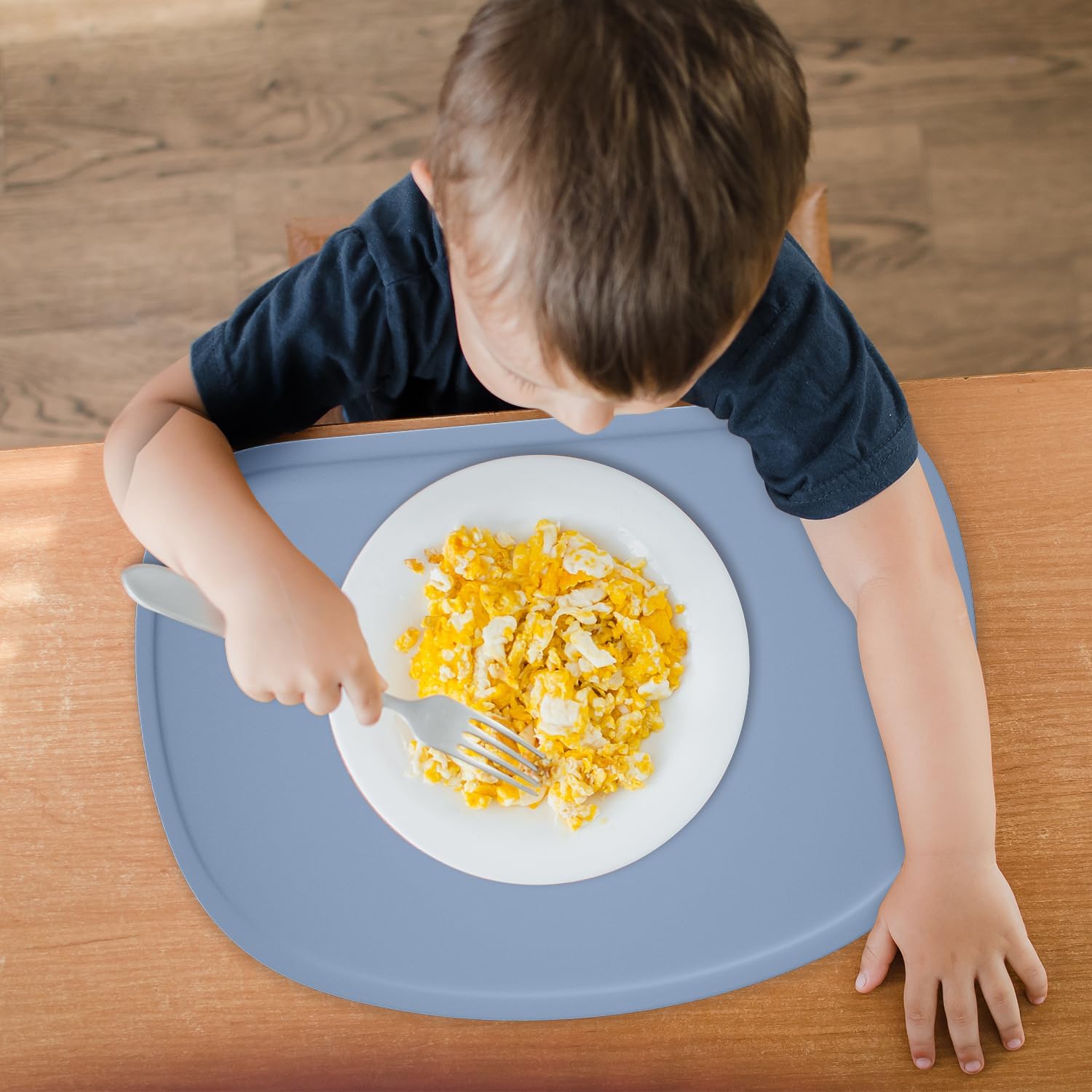 Cuddle Campus placemats are easy to wipe clean after meals.