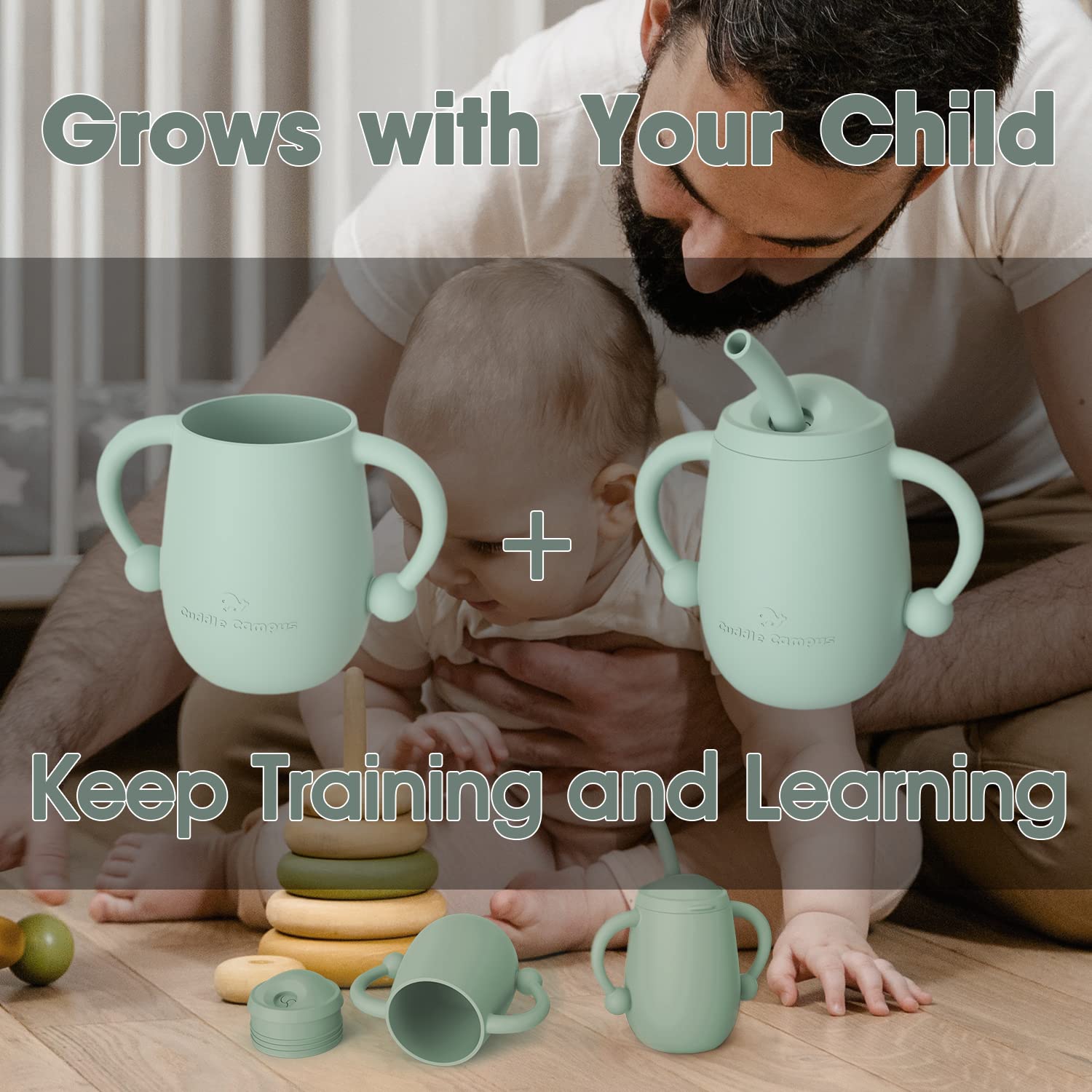 Cuddle Campus soft lid nonspill cup for confident practice