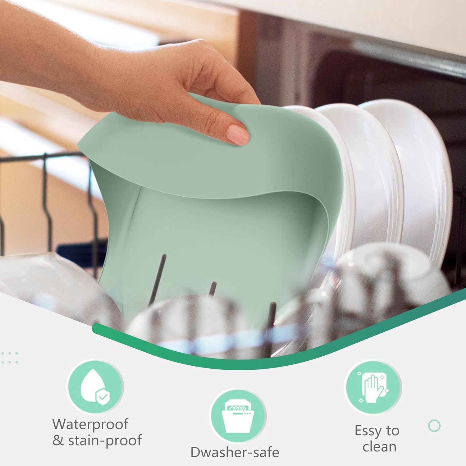 Cuddle Campus easy to wipe and rinse after meals