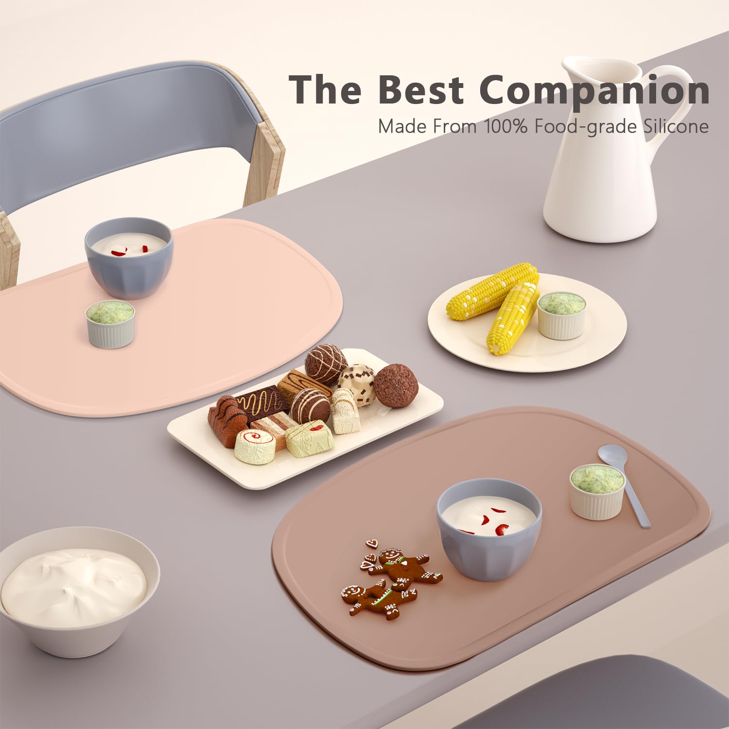 Cuddle Campus placemat dishwasher-safe design highlights easy cleaning after meals